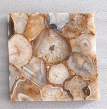 Natural Agate Gold